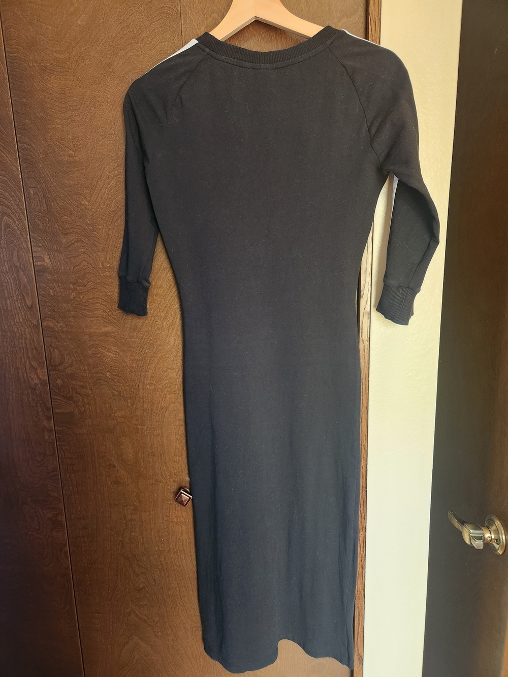 Adidas Black Three-Stripe Long Dress - Picture 5 of 8